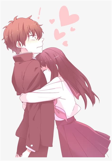 anime hug|anime girl hug boy.